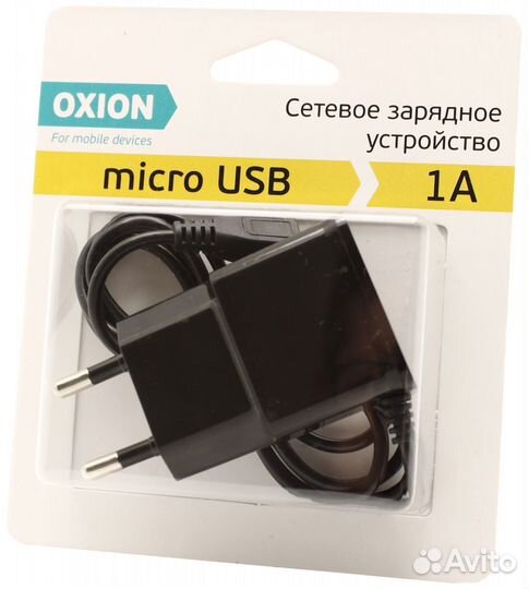 Зарядное устройство oxion ACA-005 micro USB 1 мет