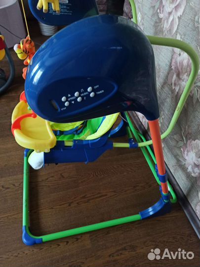 Детские электронные качели бу