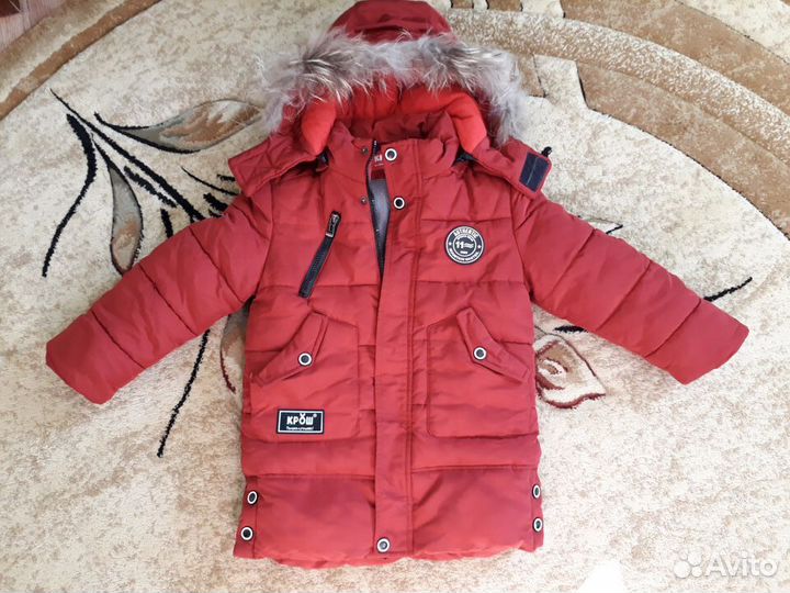 Куртка замняя для мальчика 104