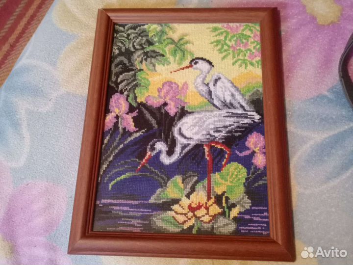 Картина крестом вышивка