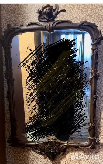 Зеркало старинное настенное