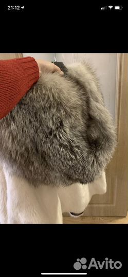 Шуба норковая с капюшоном