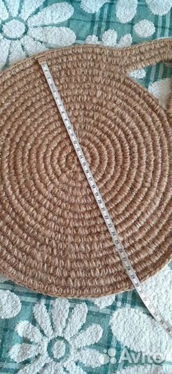 Коврик из джута