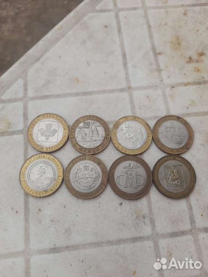 Юбилейные 10 рублевые монеты