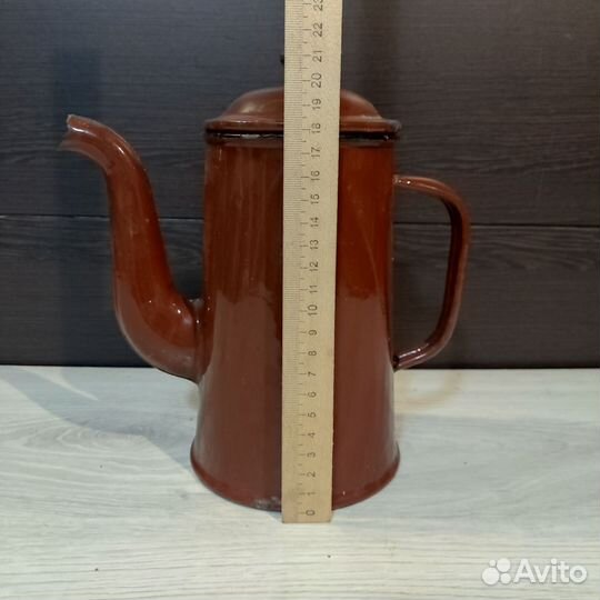 Эмалированный кофейник СССР