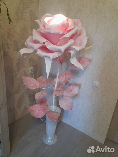 Роза светильник