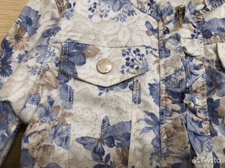 Джинсовый пиджачок р.110/116/122