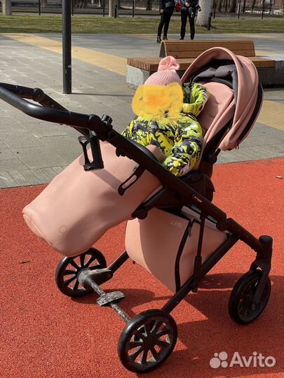 Коляска anex e type 2 в 1 Цвет Персик