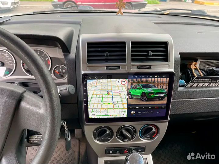 Магнитола android 3.32 Jeep Compass 2006-2010