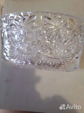 Хрустальная салатница 22 см