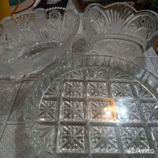 Вазы хрустальные СССР