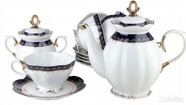 Сервиз чайный фарфор на 5 персон
