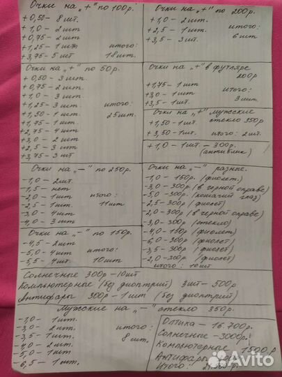 Очки с диоптриями