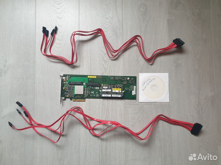 Hp SMART Array e200 SAS-sata raid контроллер Pci-e