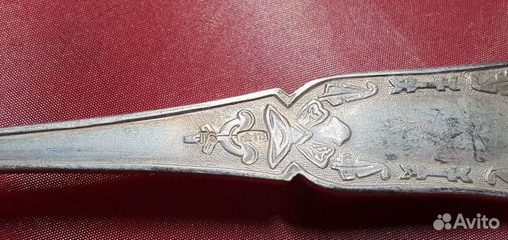 Ложки чайные серебро 875 пробы СССР «Ювеель»