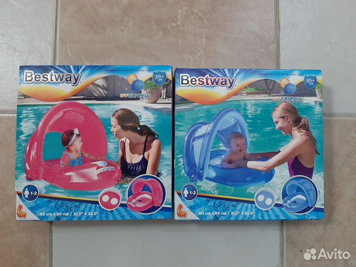 Детский надувной круг 1-2 года