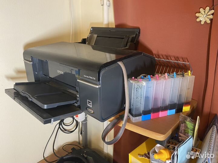 Цветной струйный принтер epson stylos photo T50