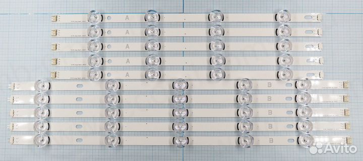 49LB/49LF/49UF/49LX/49LY - Комплект светодиодной п