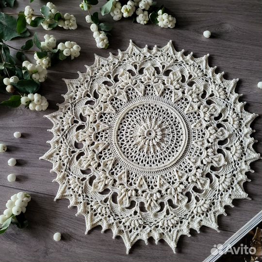 Салфетка крючком