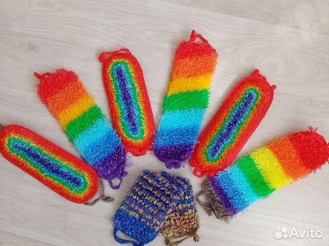 Мочалка ручной работы