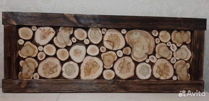 Панно из можжевельника