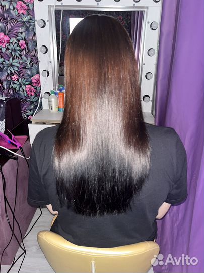 Кератиновое выпрямление