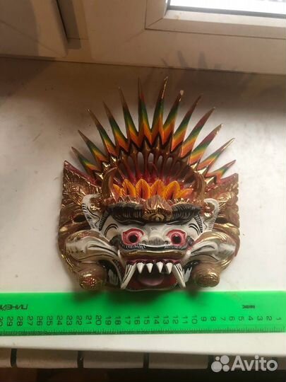 Балийская деревянная маска баронга