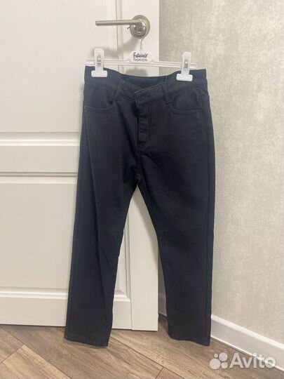 Черные джинсы утепленные