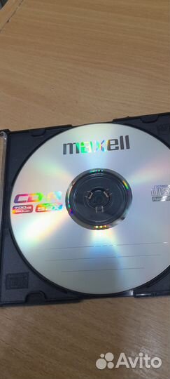 Диски CD-R maxell slim 700mb 52x