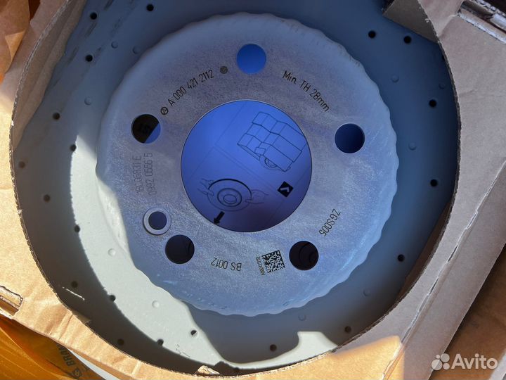 Тормозные диски мерседес w205