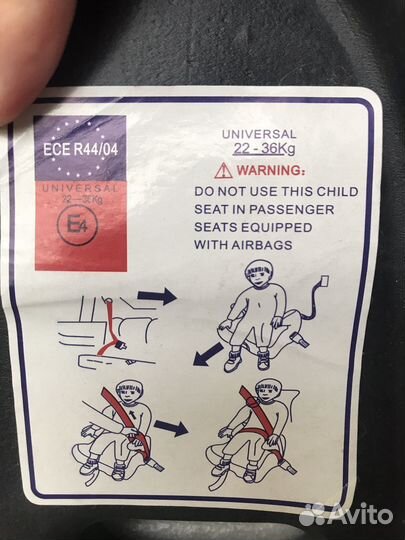 Детское автокресло 9 до 36 кг