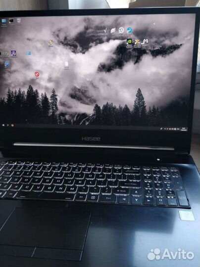 Игровой ноутбук Hasee i7, rtx 2060, 144hz