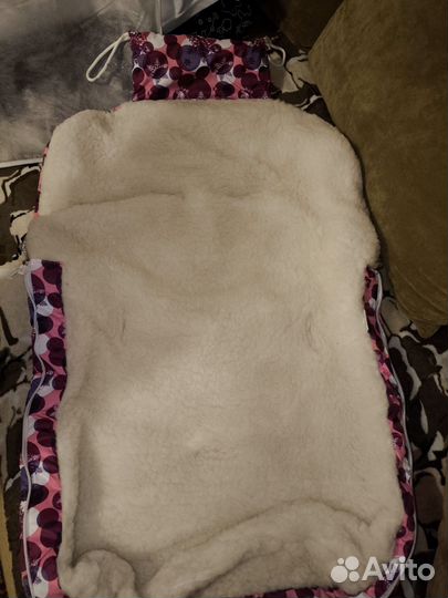 Утеплитель меховой на санки