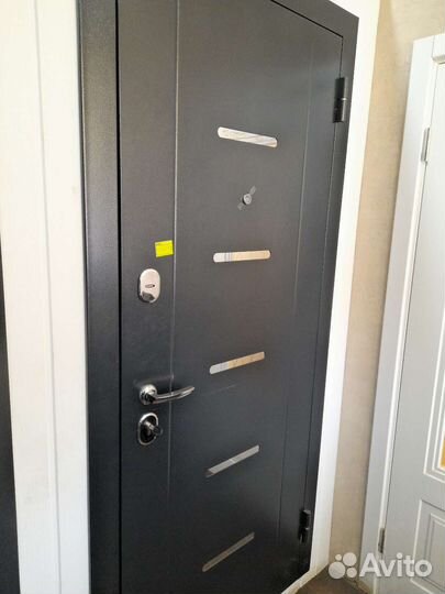 Дверь входная с зеркалом