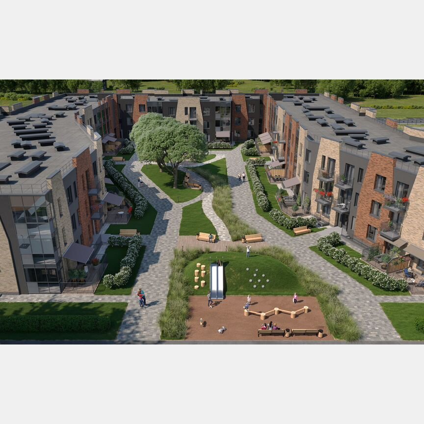 1-к. квартира, 39,8 м², 1/3 эт.
