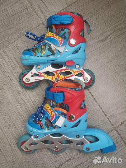 Роликовые коньки детские Hot Wheels