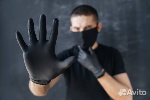 Перчатки нитриловые 100шт