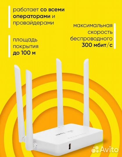 Роутер Wi-Fi с поддержкой USB 3G/4G