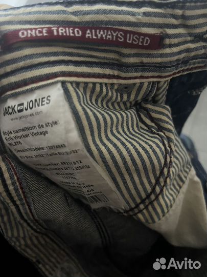 Джинсы мужские slim fit jack&jones