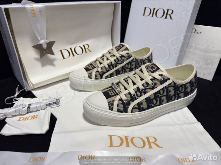 Кеды женские Christian Dior Walk'n' Dior platform