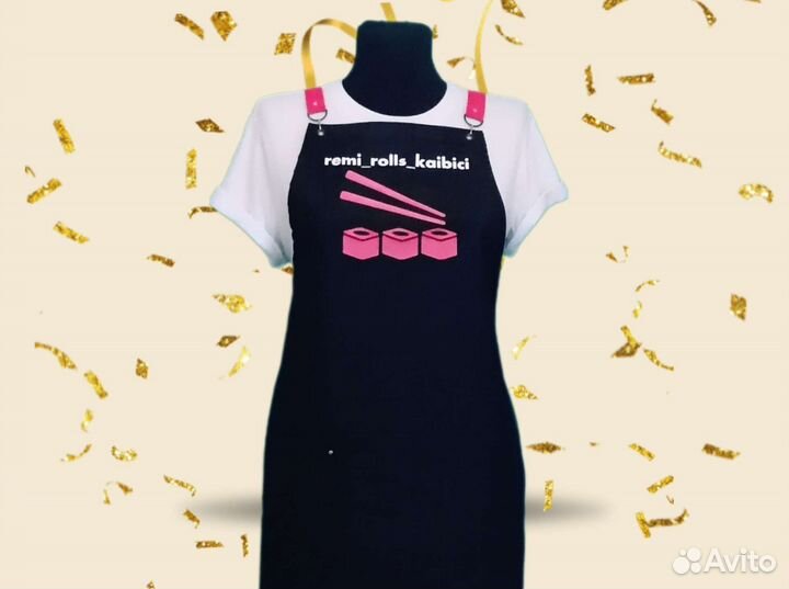 Фартуки для официантов с логотипом