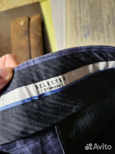 Брюки мужские в клеточку