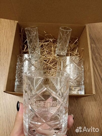 Онегин подарочный набор, шоты, стаканы