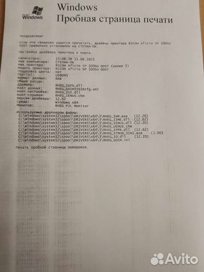 Мфу лазерный Ricoh sp 100 su