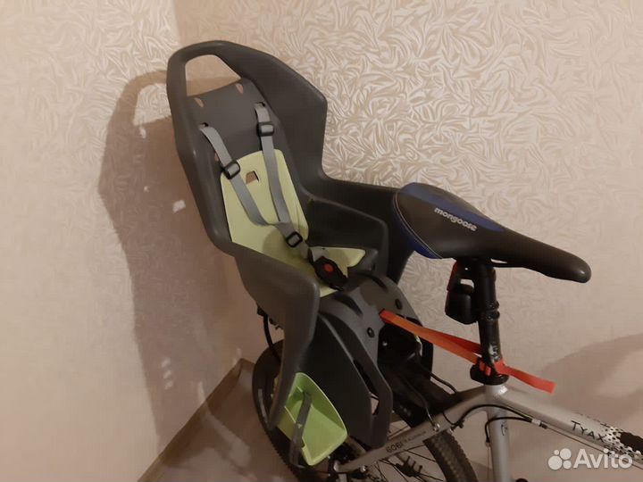 Детское кресло для велосипеда, на багажник