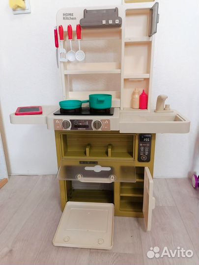 Детская игровая кухня с водой и паром