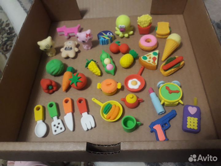 Ластики коллекция