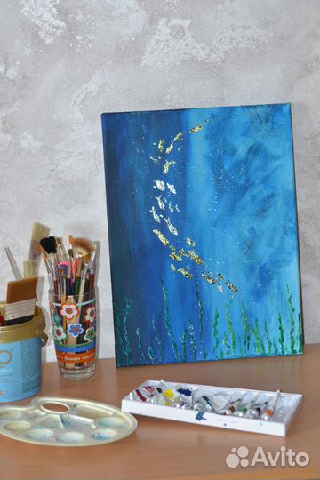 Интерьерная картина текстурная