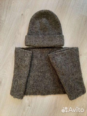 Шапка и шарф женский