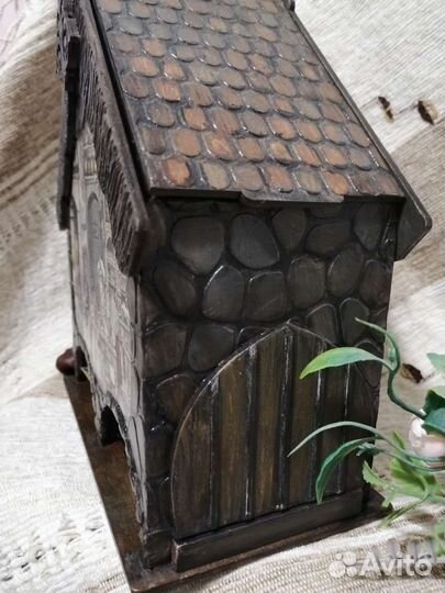 Чайная шкатулка на 2 вида чая В гостях у бабушки